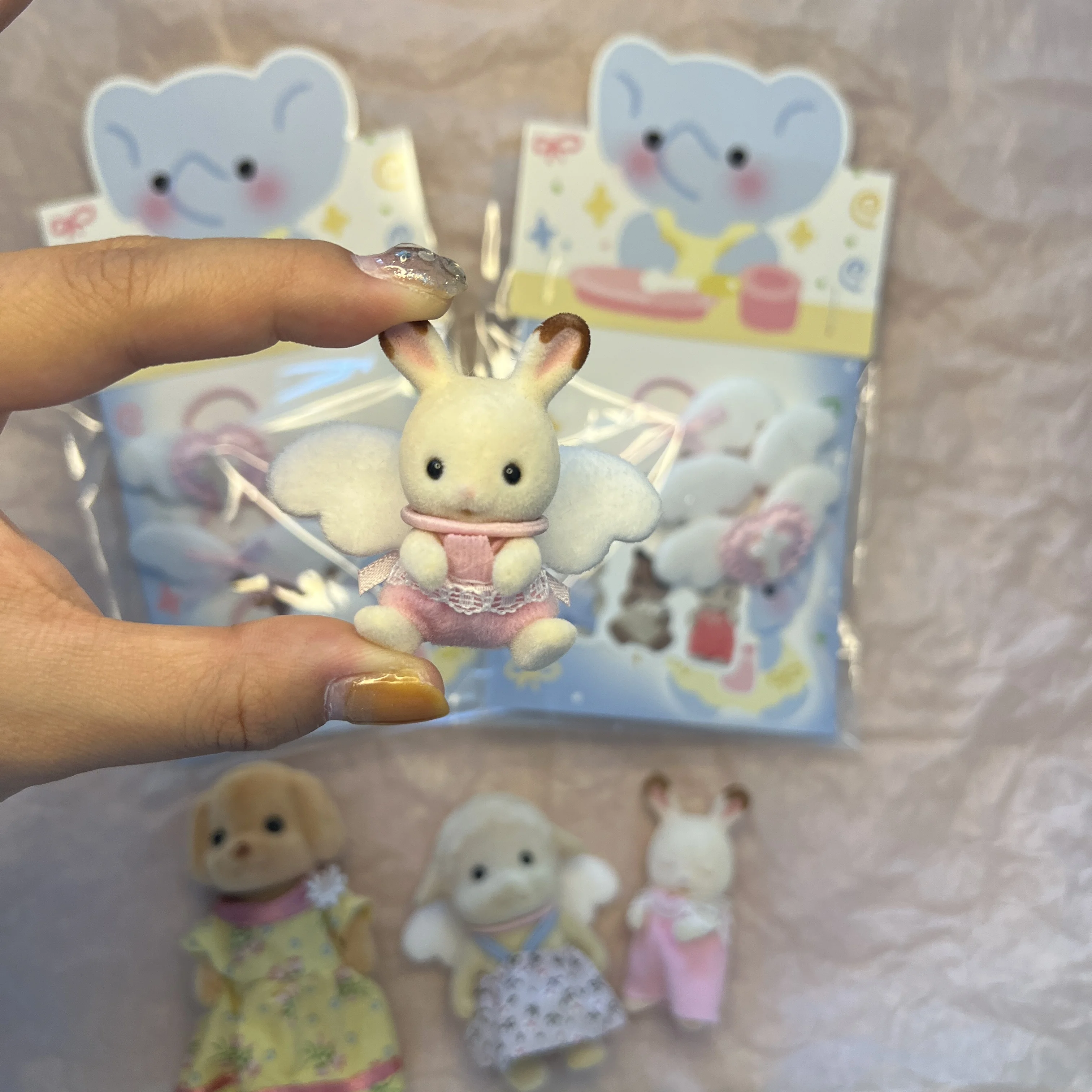 Calico Critters vêtements Anime Figure poupée Mini accessoire ailes d'ange Sylvanians vêtements accessoire