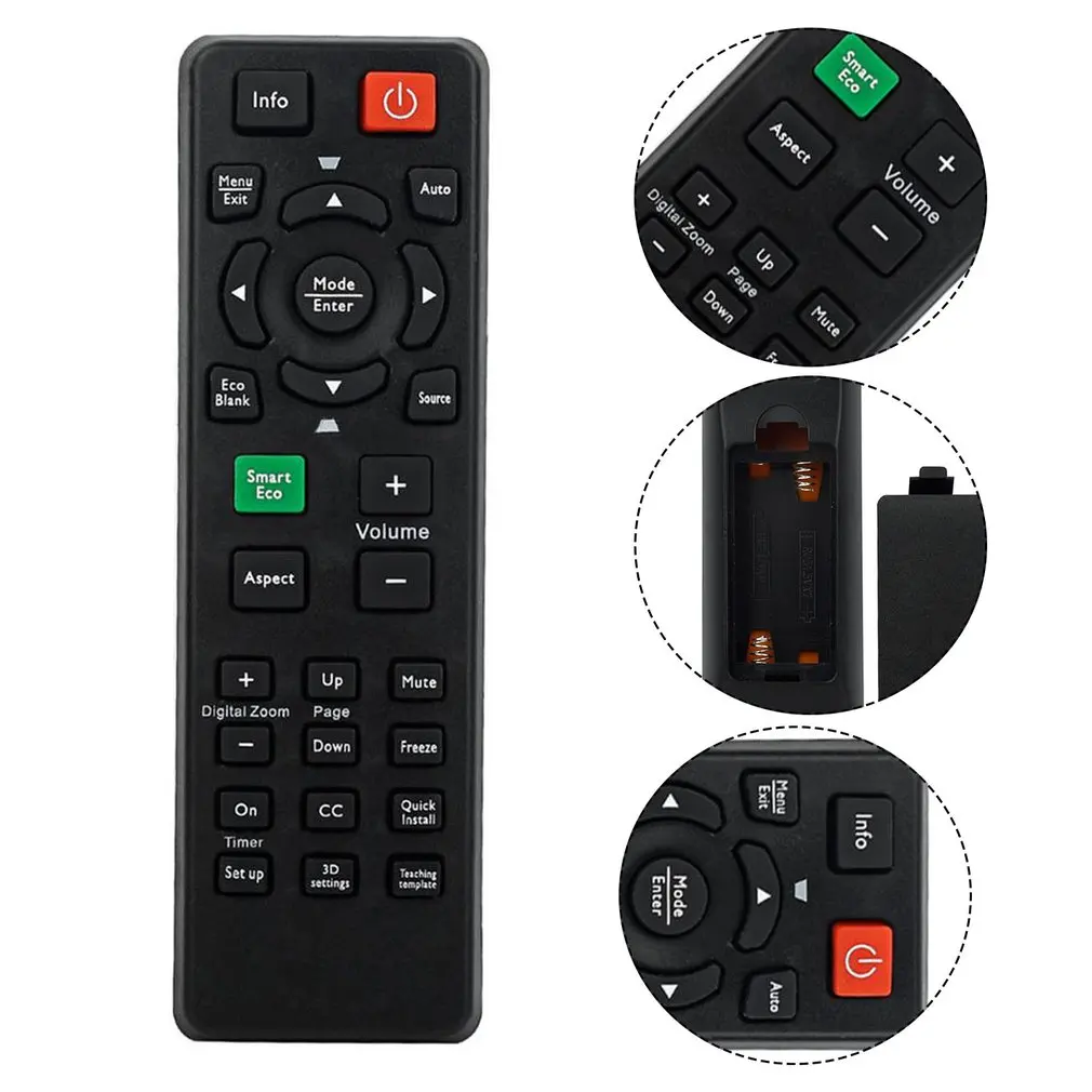 Hot TV Remote Control For BENQ Projector MS517 MX720 MW519 MS517F MX501 MS506 MH680 Rc02 TH682ST SP890 W1400 W1070+ Dropshipping