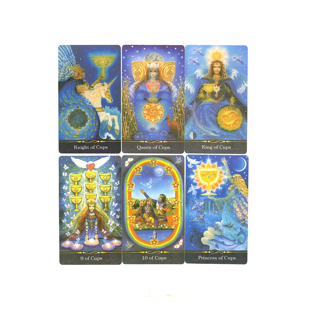 Star Tarot Cards.Tarot Cards for Beginners with PDF Guidebook Full English Read Fate Deck Board Game