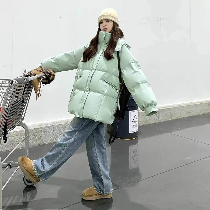 UMI MAO 90 manteau en duvet de canard blanc Femme hiver nouvelle doudoune courte épaisse chaude pour les femmes