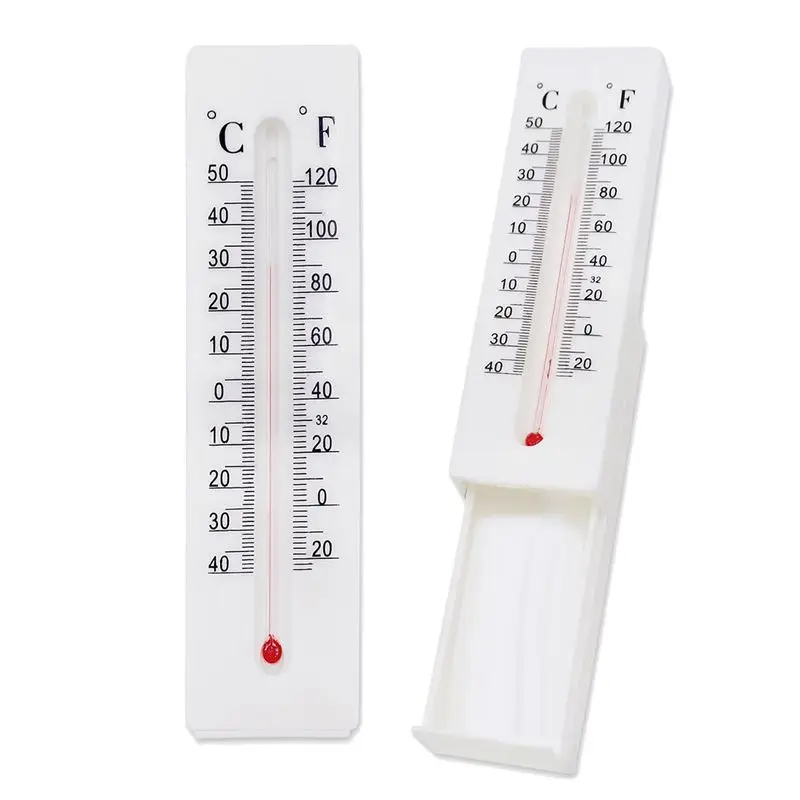 

ABFN-Hide A Key Outdoor Thermometer Decorative Hide A Key Secret Storage, Outdoor 2Pcs