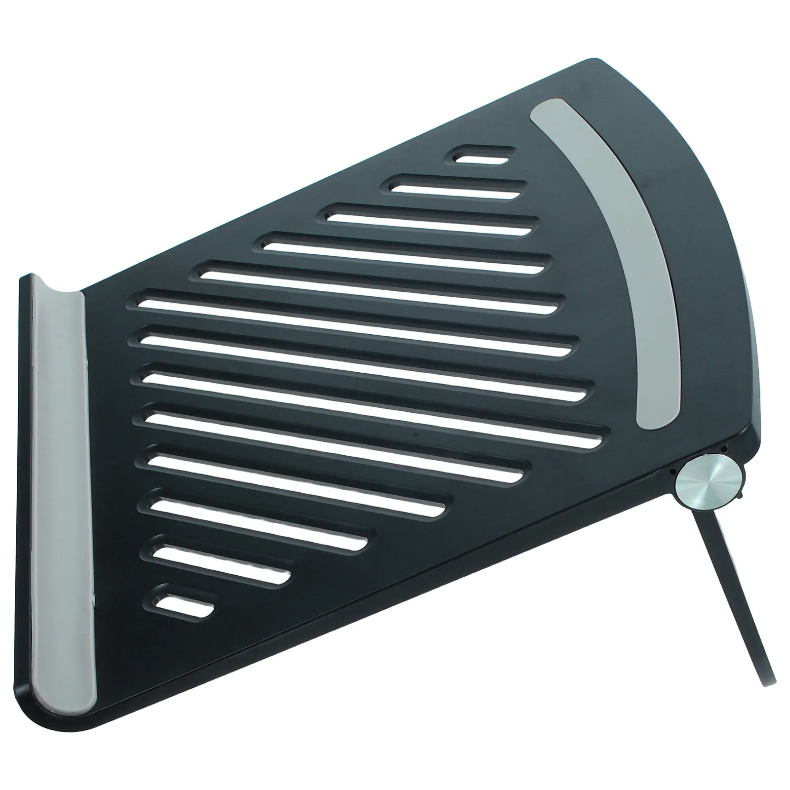 

Складная вентилируемая подставка для ноутбука с регулируемой высотой и углом наклона, для стола, офиса, дома, библиотеки, кофейни, черная