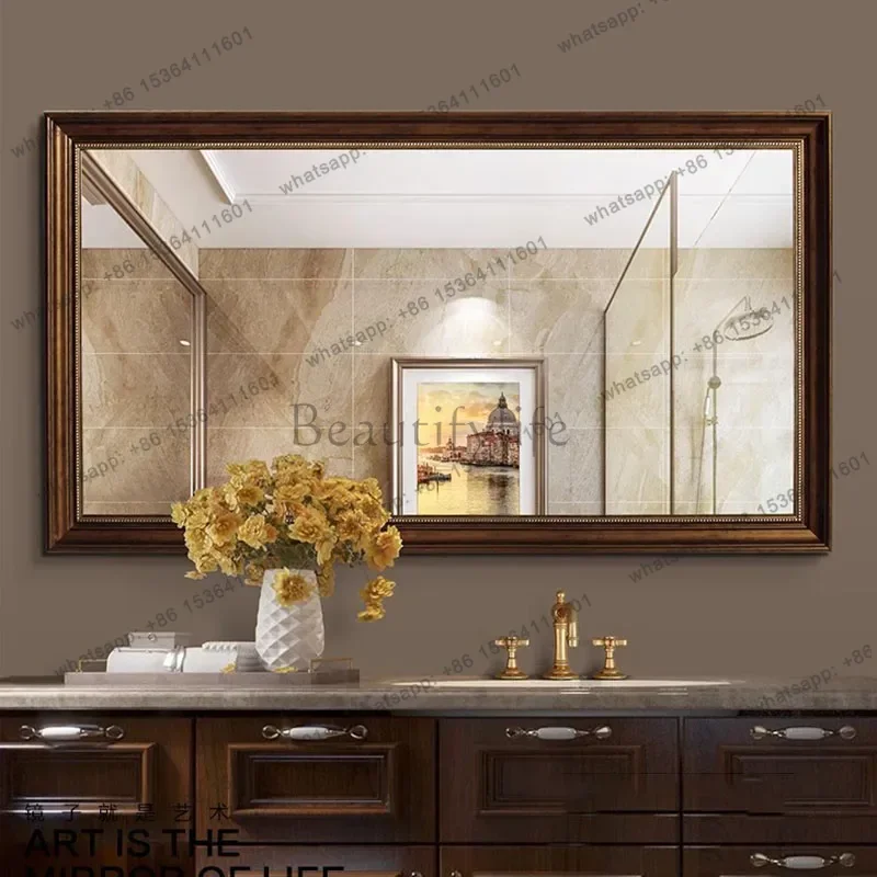 ld Men Modern Mirror Wall Decoration Vanity Girls Bedroom Bathroom Long Luxury Funky Mirror Square Espelhos   Decorations