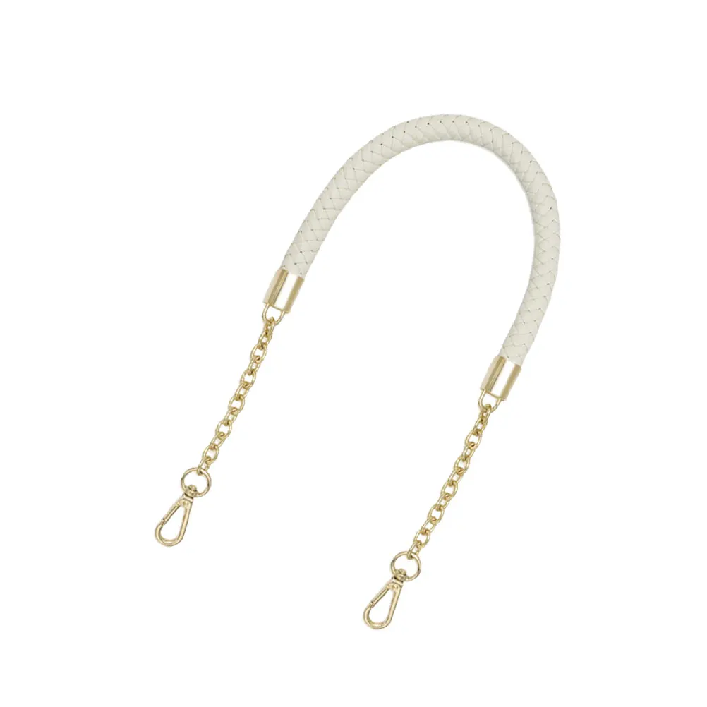 

Thicken PU Chain Handbag Strap Silver Replacement Tote Band for Women DIY Handbag Handle Portable Fashion Accessory