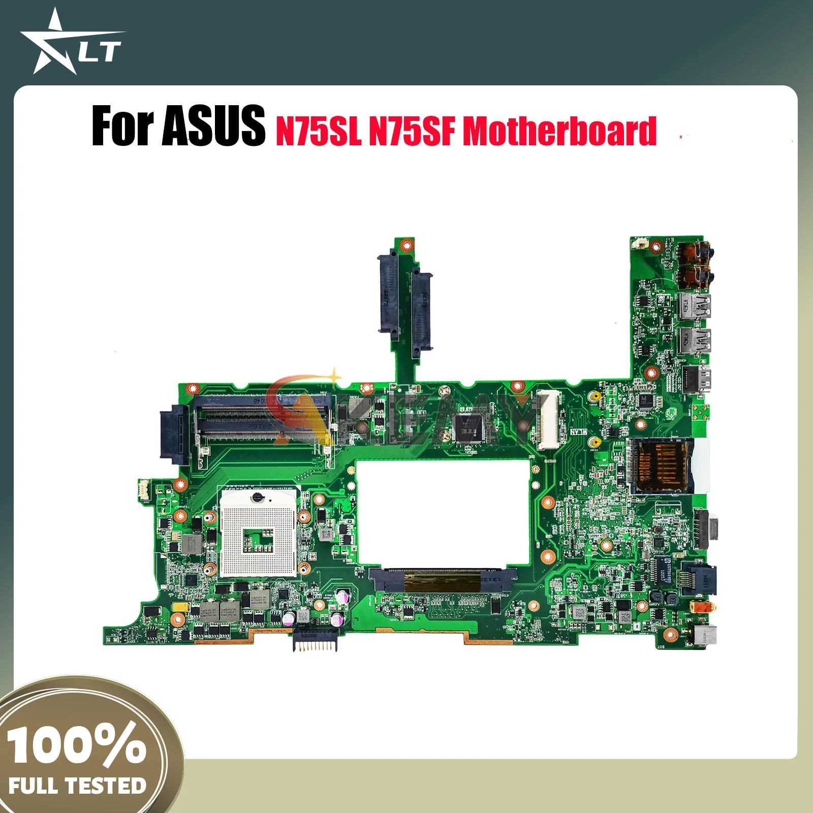 

Материнская плата для ноутбука N75SF для ASUS Vivobook N75S N75SL N75SF, материнская плата для ноутбука, этот товар в наличии, 100% тестирование, ОК, быстрая доставка
