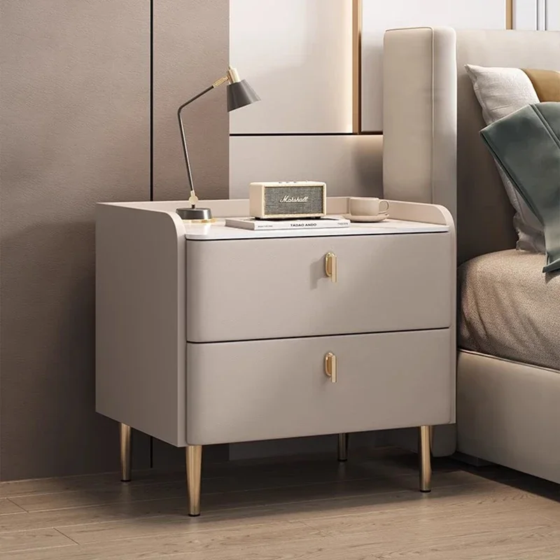 

Slide Wooden Nightstands Modern Classic Nordic Luxury Storage Bedsides Table Space Saving Narrow Mesa De Noche Arredo Casa Lusso