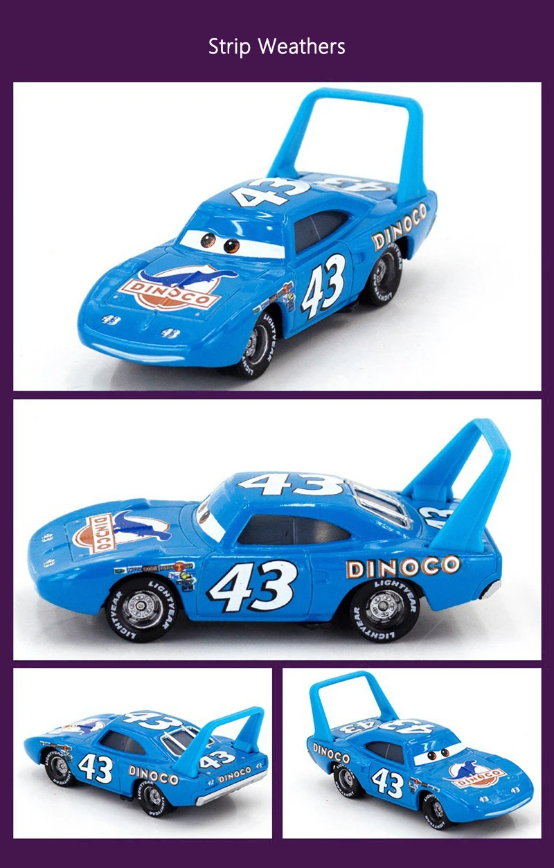 Spielzeugautos Piston Cup Racing Series Rennwagen McQueen Rusty Cornfuel Aiken Axler Chuck Armstrong Legierungs-Spielzeugauto Kindergeschenk – Detail 11