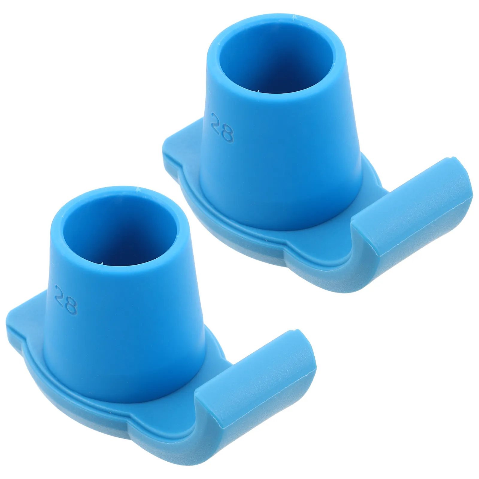 

2Pcs Walker Skis Blue 28Mm Glide Skis Replacement Foot Pads Crutch Glides for Seniors Anti-Skid Outdoor Walker Parts