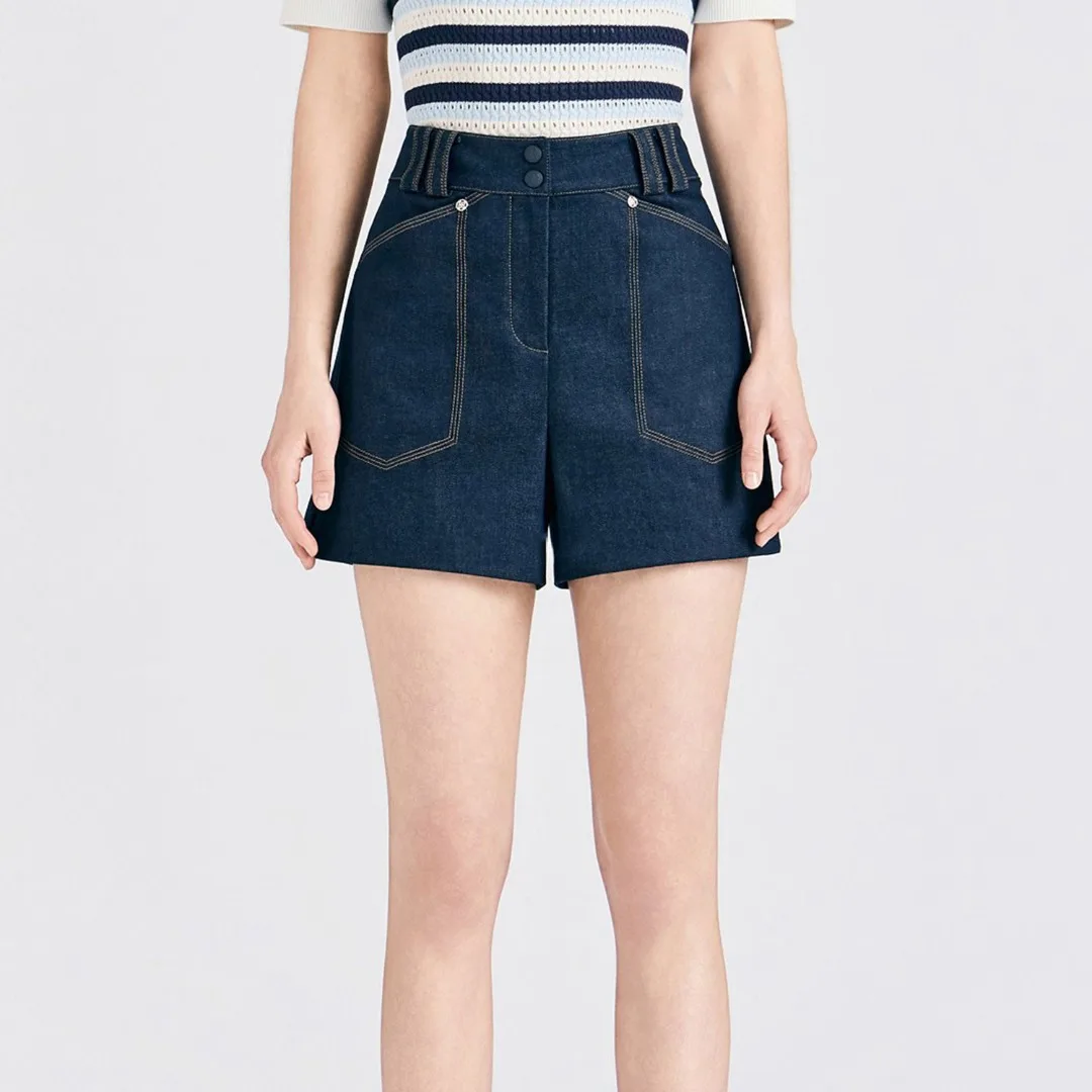 Women's Golf Shorts 2026 Fall New Korean Style Versatile High Waist Cargo Sporty Casual Quick-Dry Breathable Stretch Soft