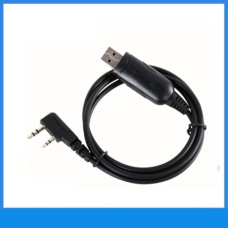 1 pieces 2 Pin USB Programming  for KENWOOD baofeng QUANSHENG K5 K6 K5（8）TYT Retevis With Software CD HAM