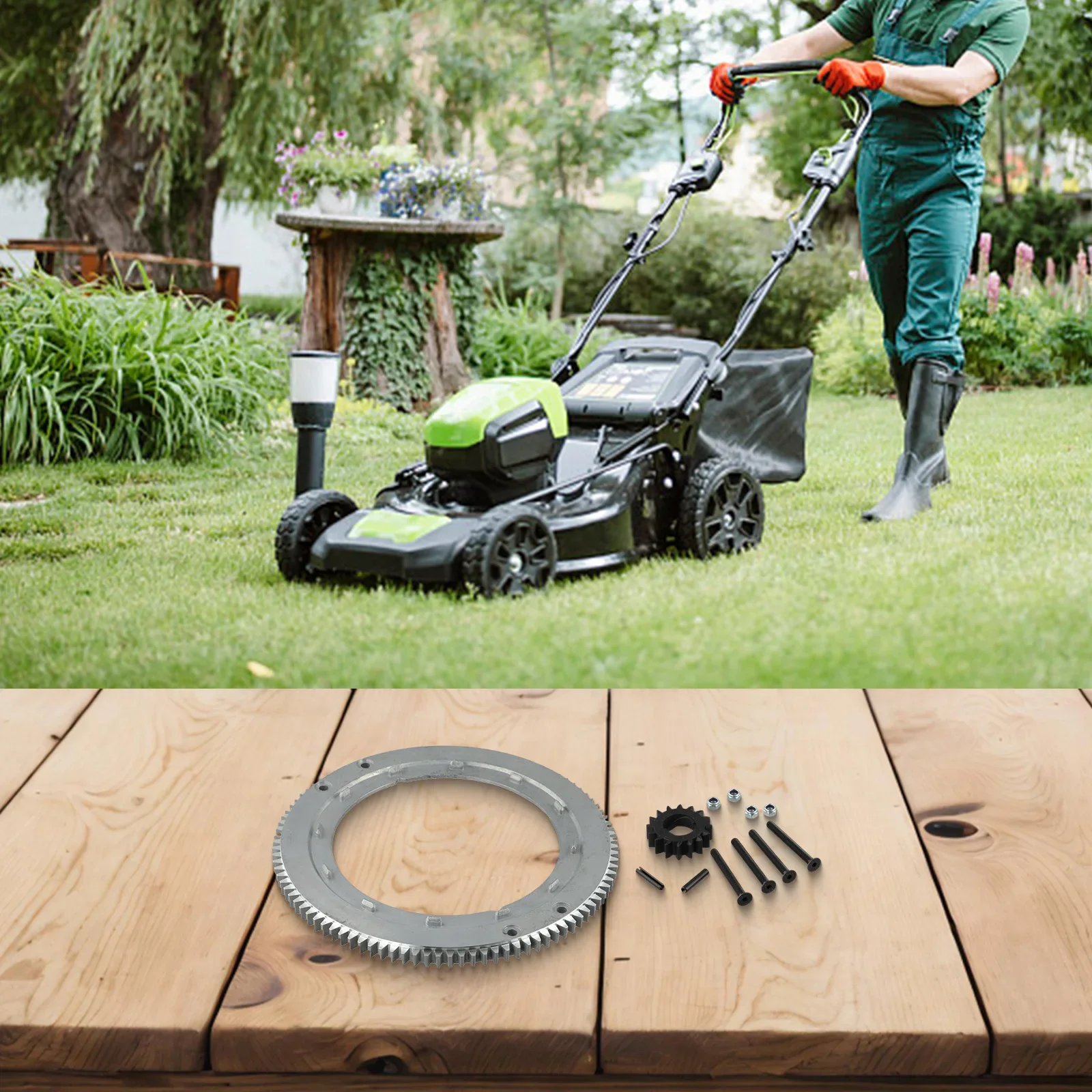 

Lawn Tractor Flywheel Replacement Gear Set by For Toro Fitment for Popular Models Like 399676 to Restore Functionality
