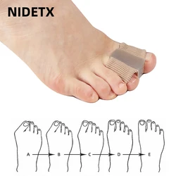 1 pçs silicone dedo do pé propagador separador de dedo união hallux valgus corrector polegar correção alisador cuidados com os pés ortopédico