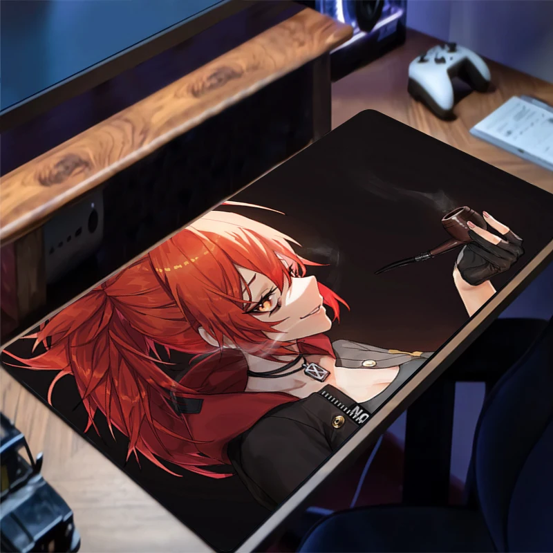 Gaming Mouse Pad Black Survival Eternal Return Office Carpet Mouse Mats Gamer Desk Accessories Computer Pads PC HD game Mousepad