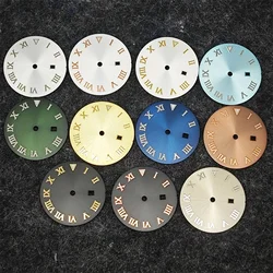 24.5MM Women's Watch Dial Luminous Log Watch Accessories for NH05 NH06 Movement Watch Faces for Our 31mm Case