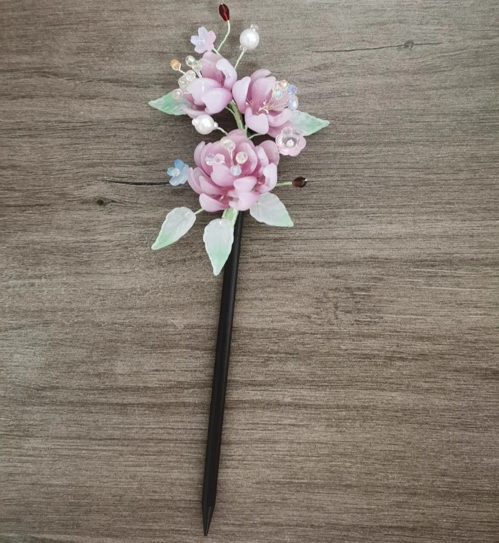 Chinese Style Black Wooden Hairpins Artist Updo Insert Tapered Hairside Chopsticks Ponytail Holder Wholesale DIY Chignon Finding view 6