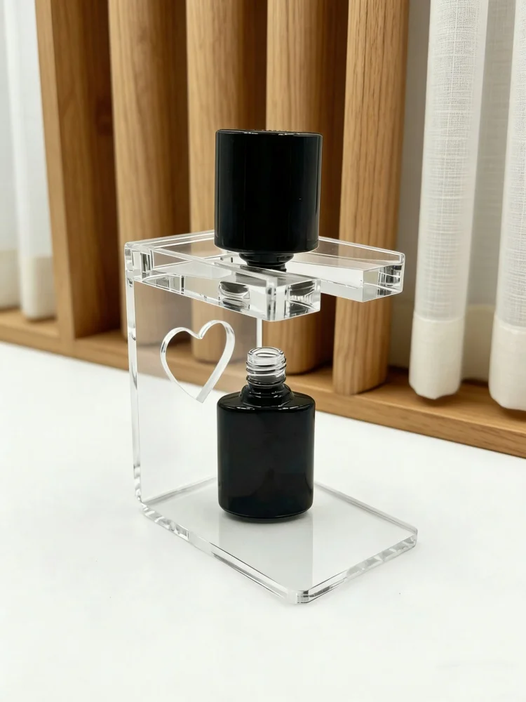 1/3/5 Stück Acryl-Nagellack-Invertierständer, auslaufsicherer Nagellackflaschenhalter, Maniküre-Werkzeug-Organizer für den Salon- und Heimgebrauch – Detail 7