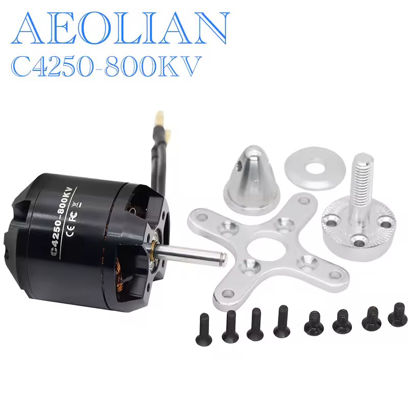 Vendita calda Aeolian 4250 800kv 5mm albero outrunner motore elettrico brushless RC aereo aliante skateboard
