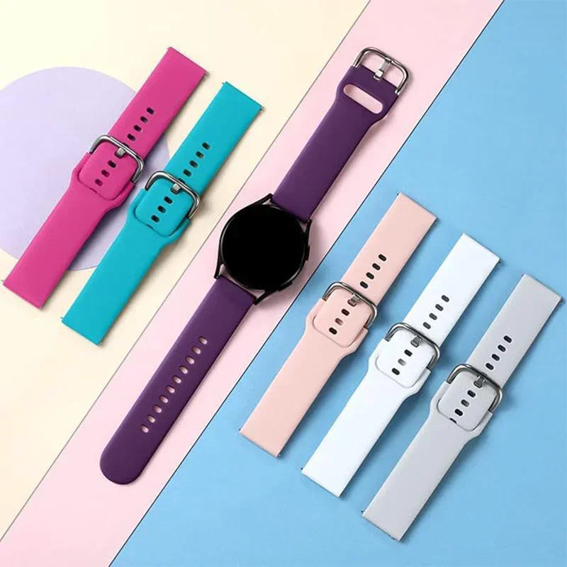 20mm/22mm Strap For Samsung Galaxy Watch Active 2 40mm 44mm 3 Gear Sport Wrist Bracelet Replacement Watchband 20mm 22 Watch Band