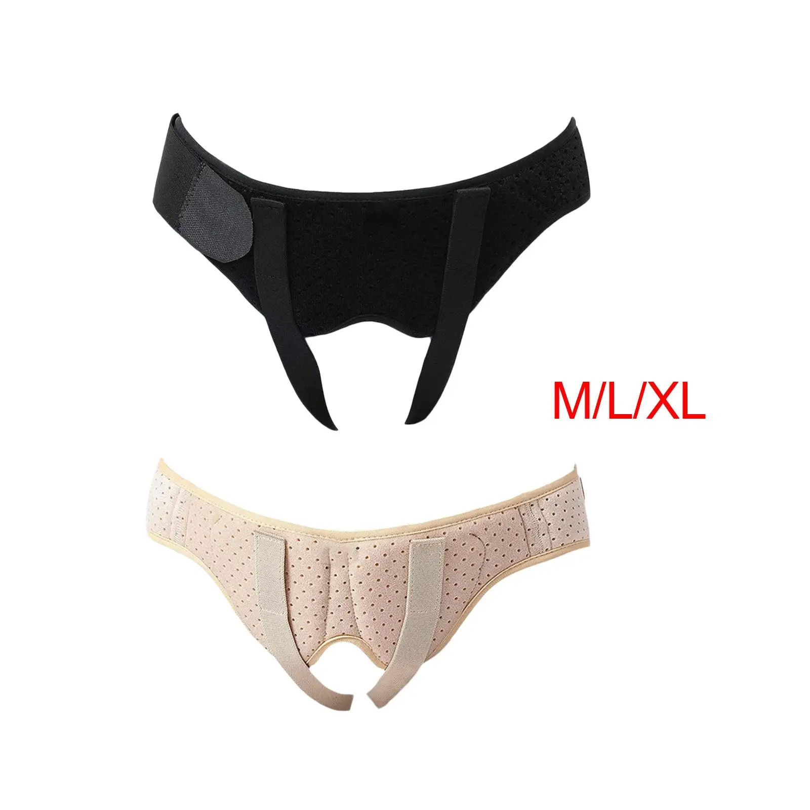 Hernia Support Belt with Removable Compression Pads Low Profile Hernia Band