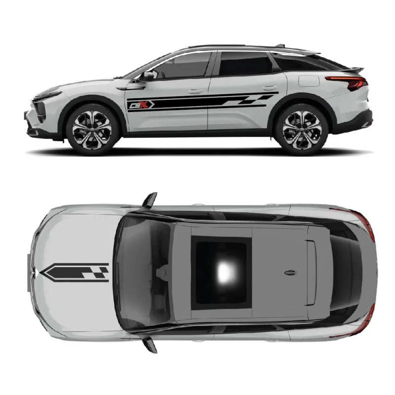 

For Citroen C5 X Car Vinyl stickers body hood exterior decoration customization fashionable sports decals
