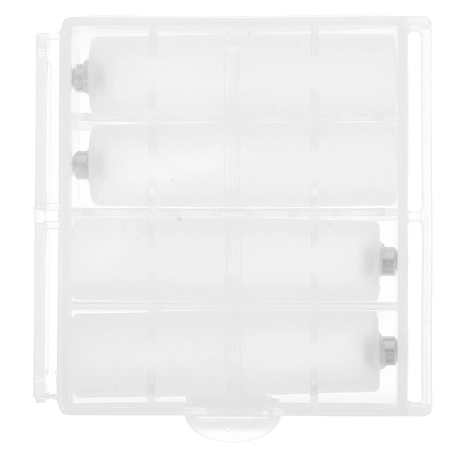 

4pcs Aaa To Aa Converter Adapter Small Storage Box Holder For Remote Controls Flashlights Organizer Container Multi