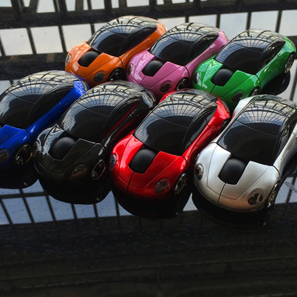 

Wireless Mouse 2.4ghz 3D Car Design 1600 Dpi Rechargeable USB Receiver Pc Laptop Black Mini Portable 10m