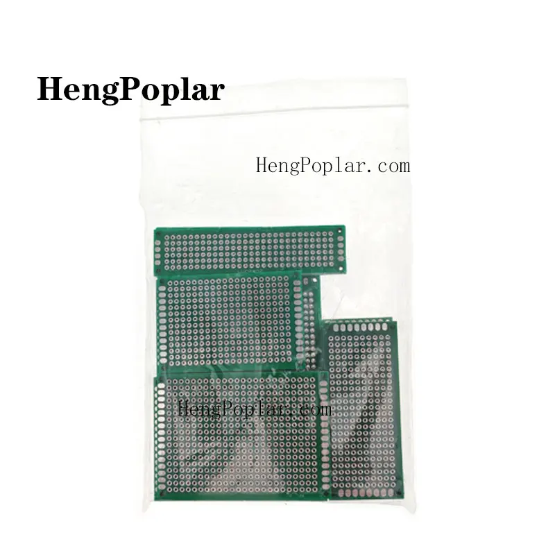 32 Pcs Double Sided PCB Board Prototype Kit 5 Sizes Universal Printed Circuit Protoboard for DIY Soldering Project