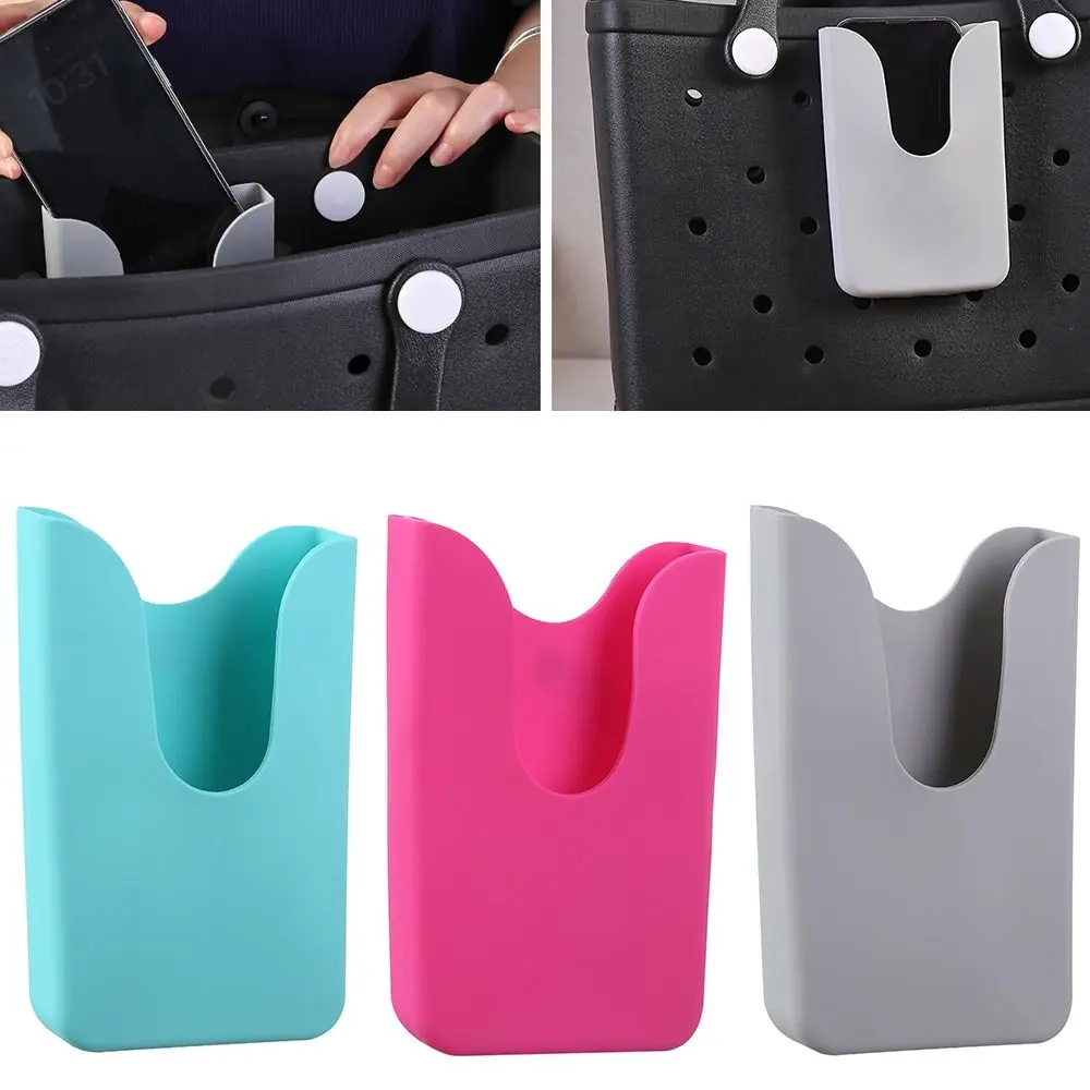 Rubber Bogg Bags Accessories Storage Phone Case Beach Bag Connector Compatible with Bogg Bags Bogg Bag Decorative Phone Holder