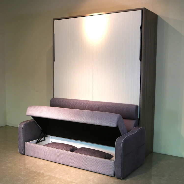 Electric Murphy Bed Space Savings Electric Vertical Folding Wall Bed Hardware Kit with Sofa Connector