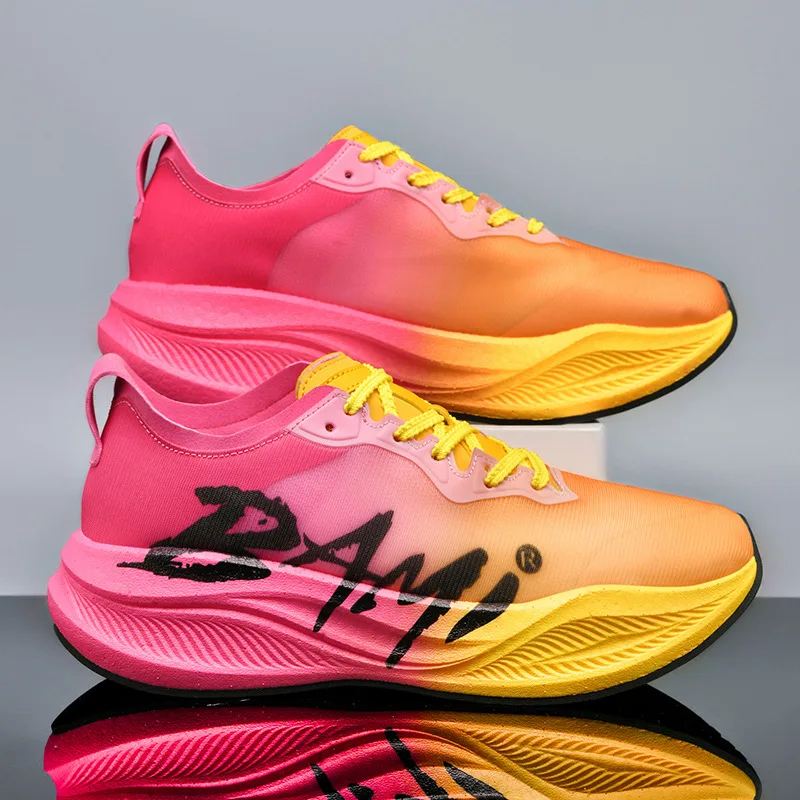 

Spring and Summer New Shock Absorption Breathable Lightweight Sports Shoes for Teenagers Running Competition Training Shoes