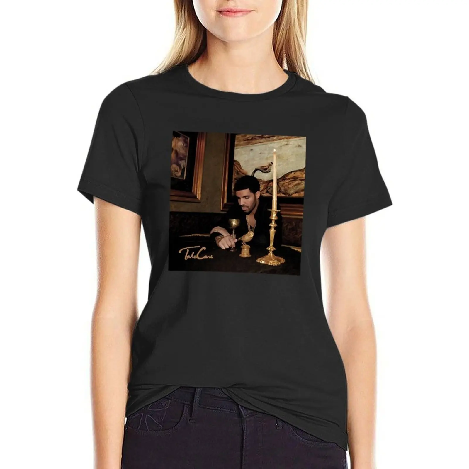 T-shirt de proximité Take Care pour femme, chemisier sublime, chemises vintage, mode