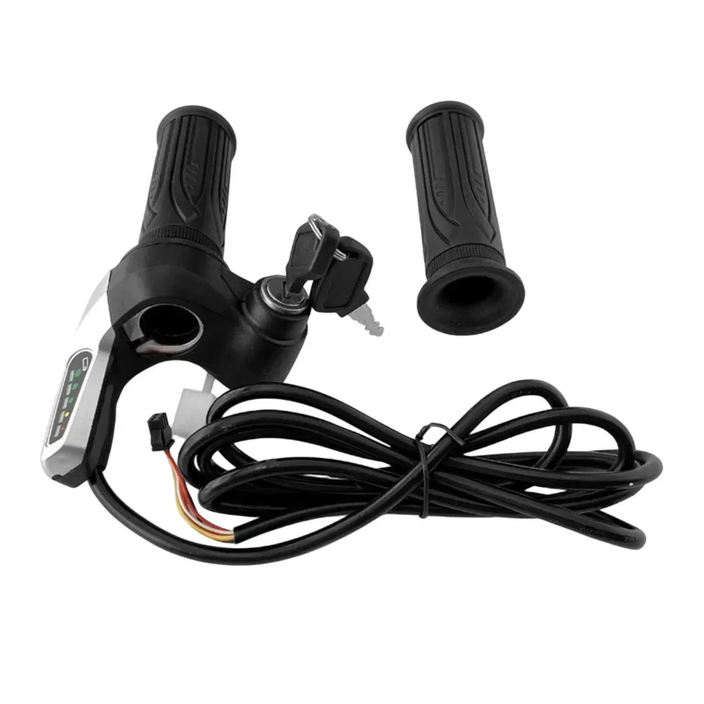 

Electric Bike Throttle Grip Electric Bicycle Twist Accelerator Throttle Grip 24V 36V 48V Selectable DC 1 4.2V Output