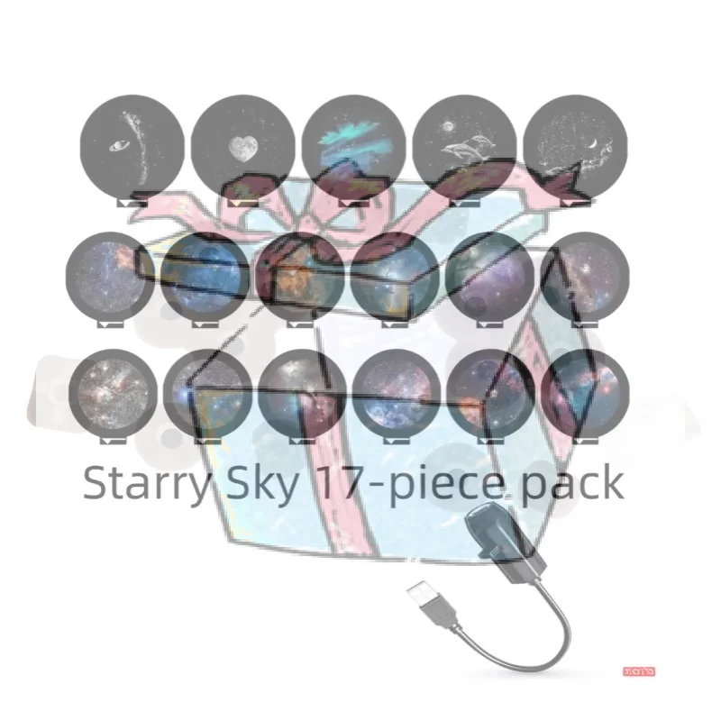 【CCA】Galaxy Universe Planet Projector Light USB Plug In 360 Adjustable Starry Sky LED Light For Car Bedroom Home Decor Gift
