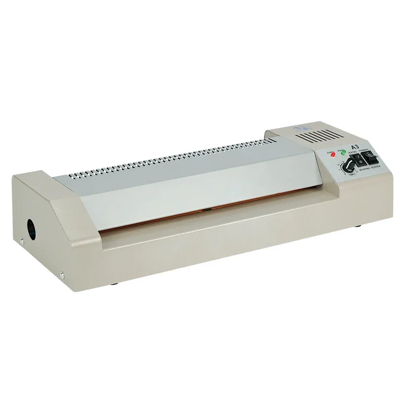 600W Hot and Cold Laminating Machine 4 Rolls 320mm Pouch Film Machine Waterproof, Preventing Variations and Fading of Color