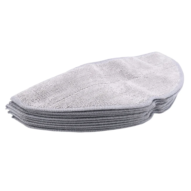 

ABSS-10PCS Parts Accessories Mop Cloth For Xiaomi Robot Vacuum E10 E12 B112 Vacuum Accessories Washable Mopping Cloth