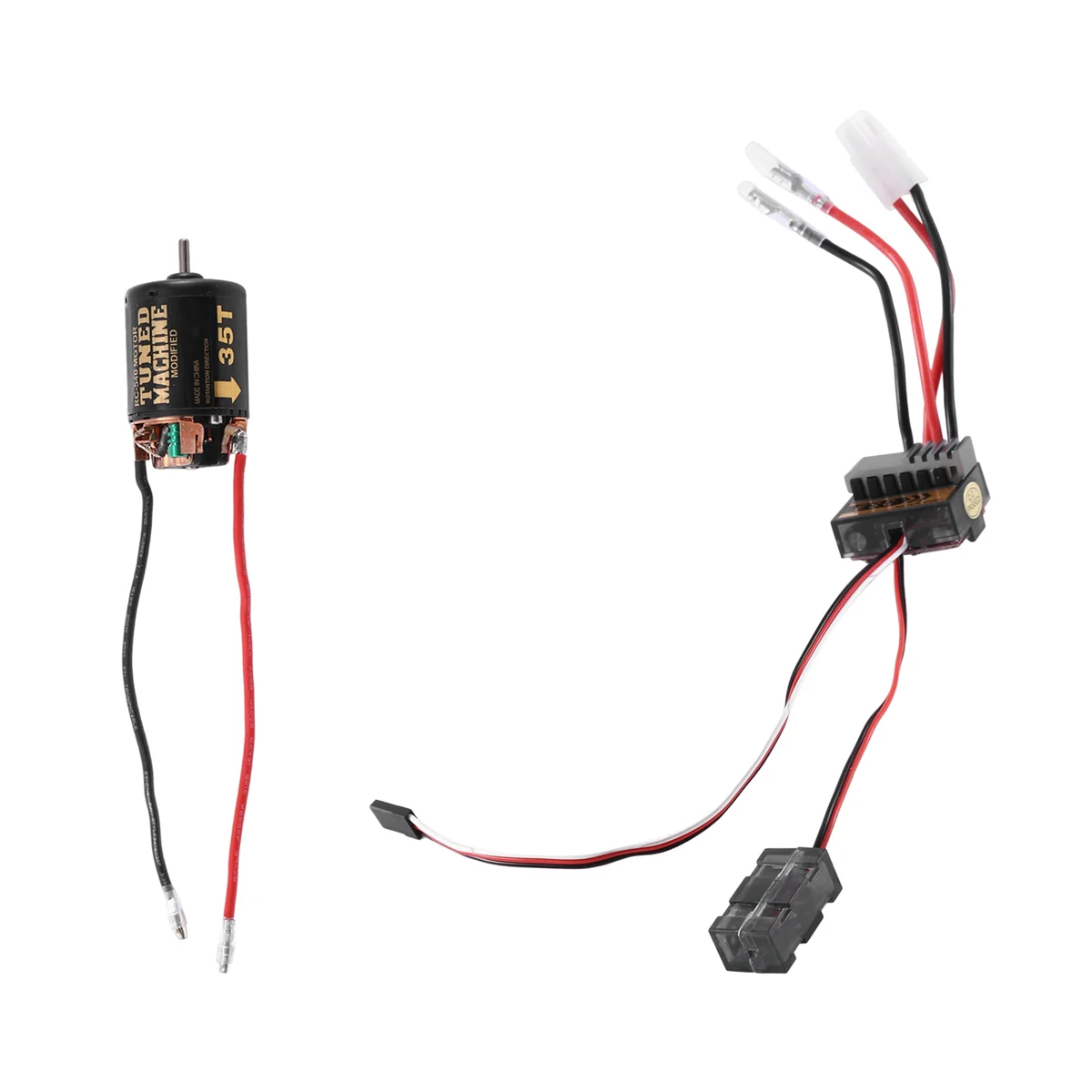 

Modern 320A ESC+540 Brushed Motor 35T for 1/10 RC Car Axial SCX10 Traxxas,3