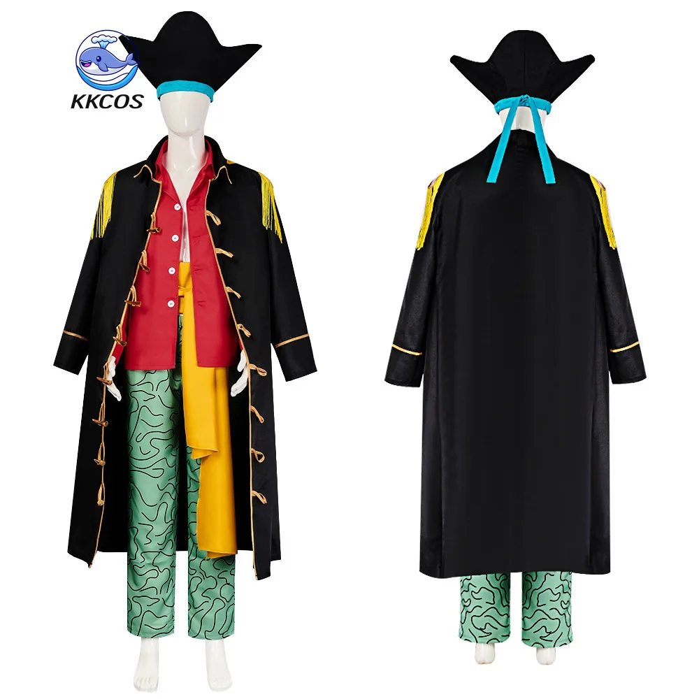 

KKCos Blackbeard Marshall D. Teach Cosplay Costume Full Set Halloween Carnival Party Role Play Clothes