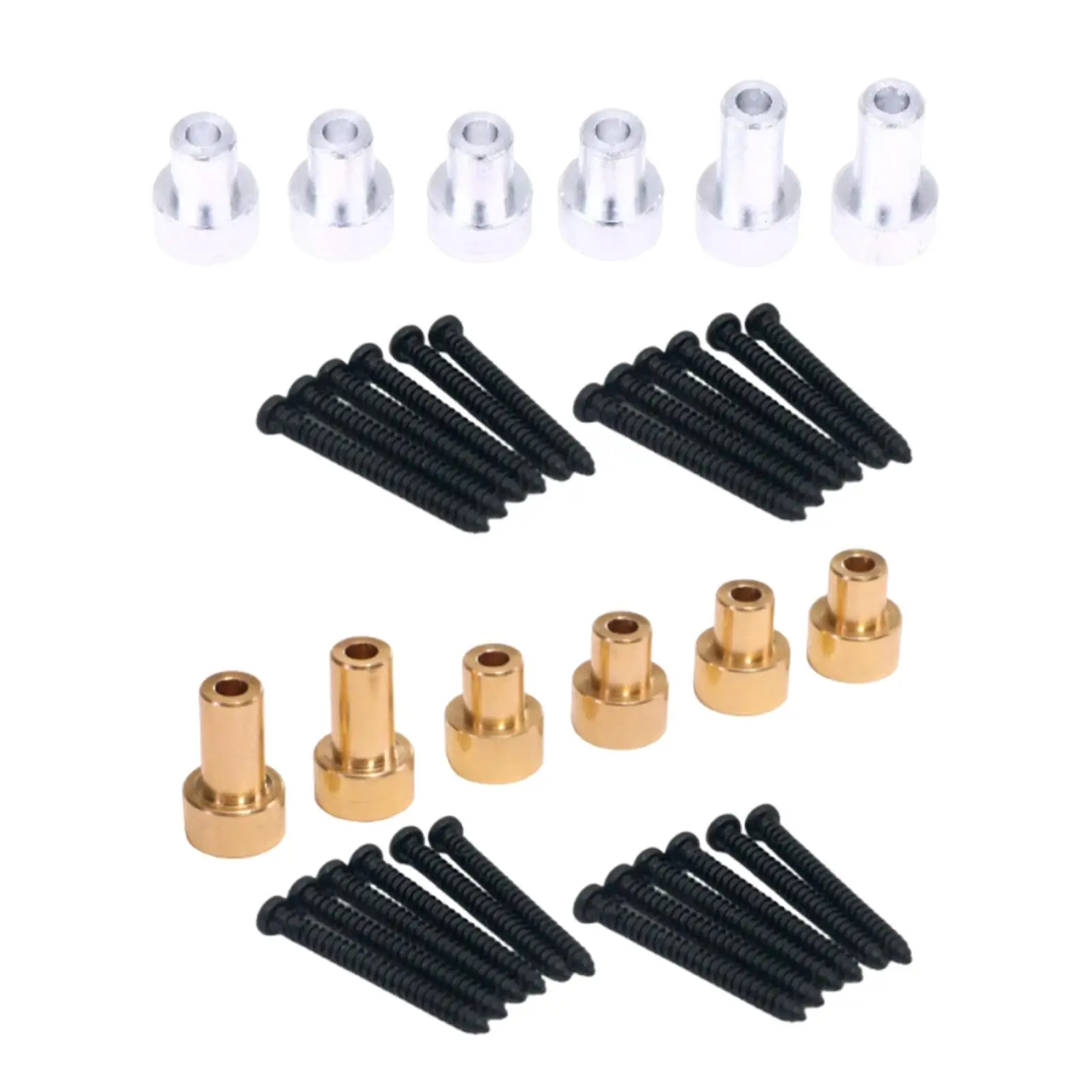 6Pcs RC Car Shell Columns Modification Shell Holder Columns Spare Parts Accessories for MN82 1:12 Off Road Pickup Crawler