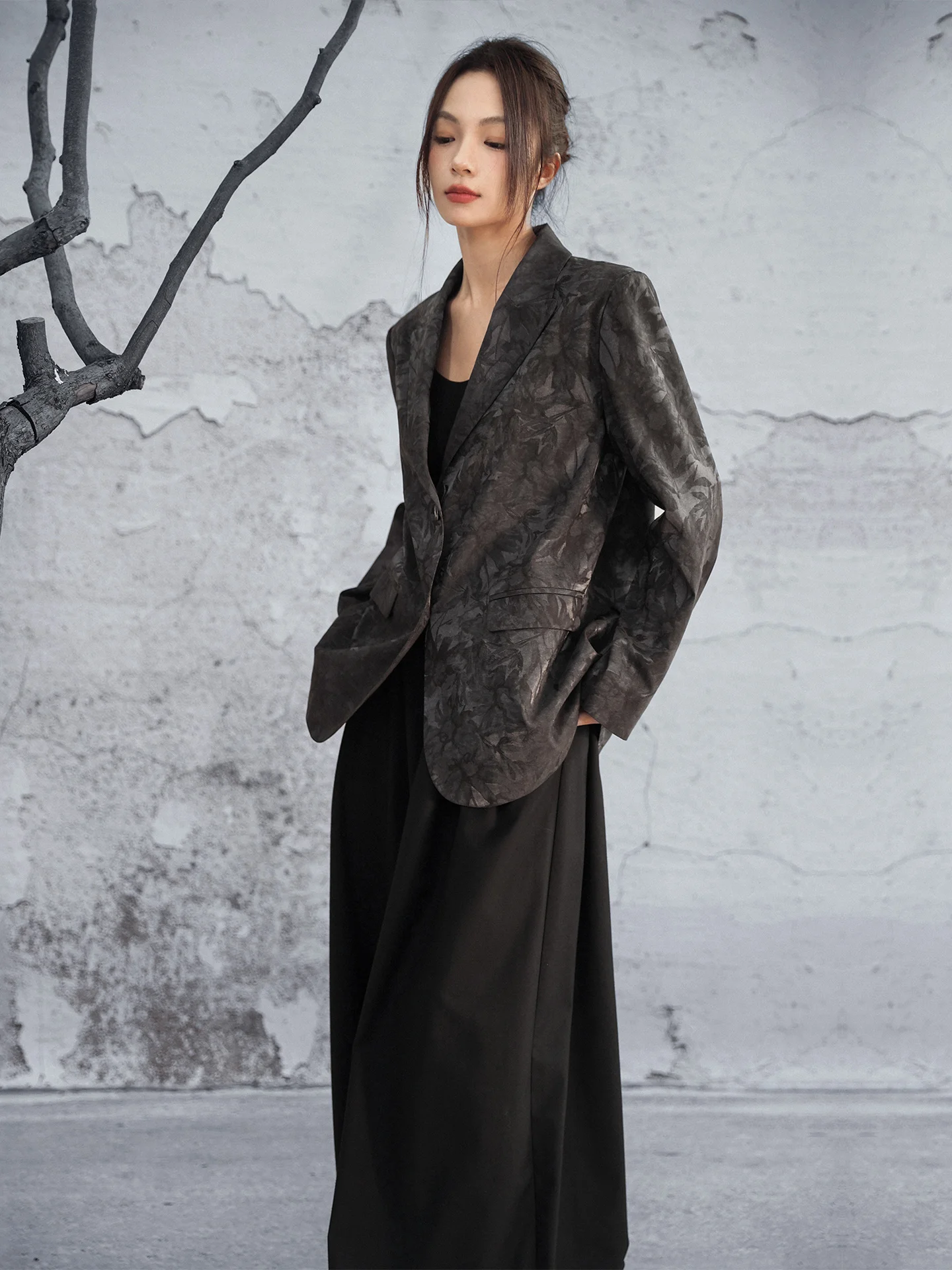 

Женский костюмный жакет с вышивкой в стиле ретро и цветочным принтом, универсальный, высококачественный, весенняя новинка, Китай