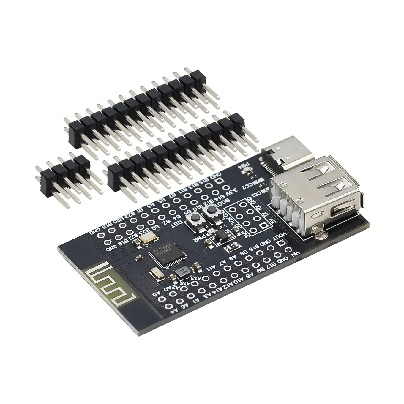 CH582M Development Board Core Board BLE Wireless For Bluetooth Microcontroller Low Energy Bluetooth MCU Dual USB