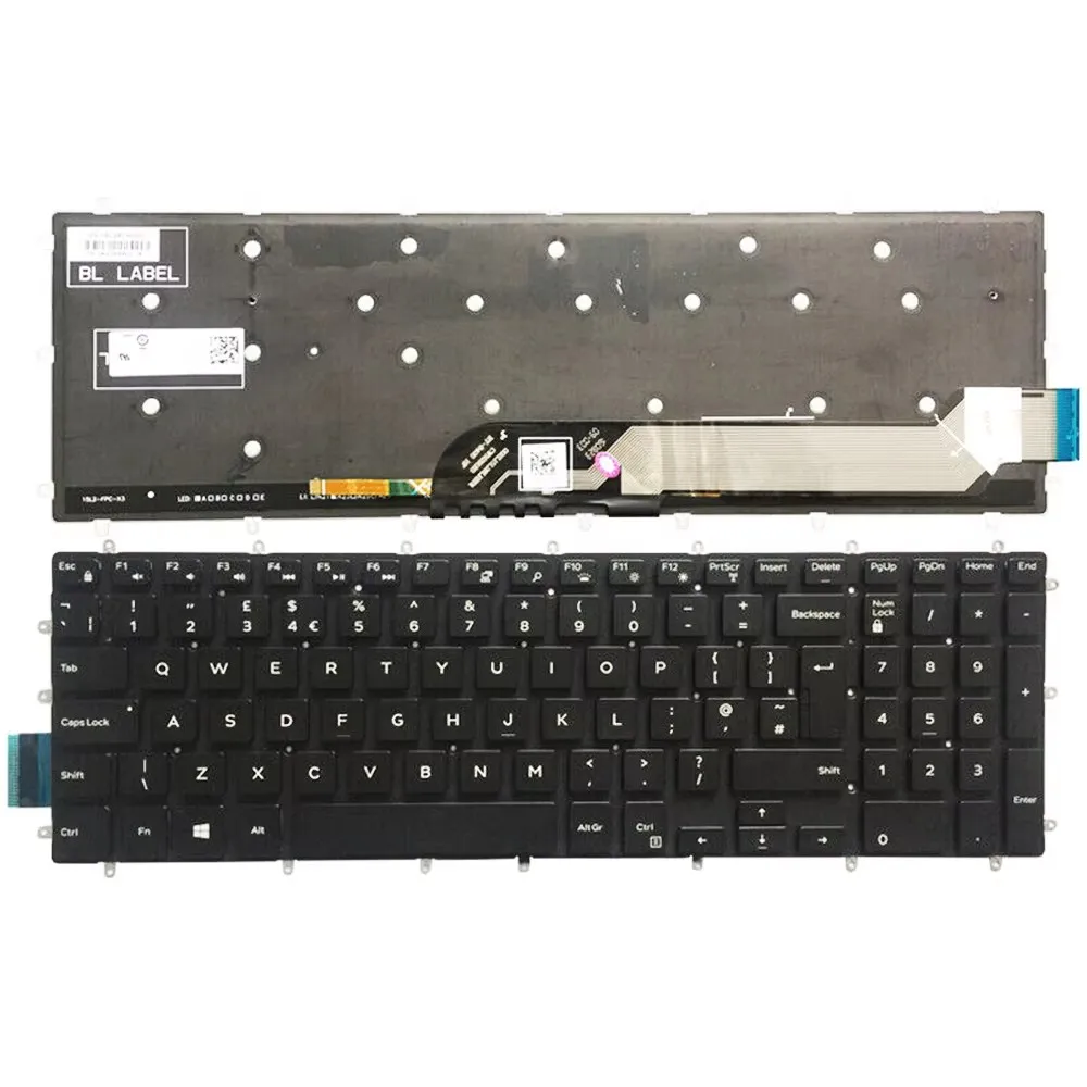 Keyboard for Dell P66F P66F001 P72F P72F002 P75F P75F001 P75F002 P75F003 P75F006 with backlit US Layout