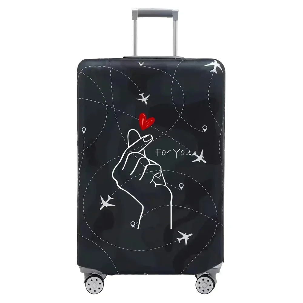 Stretch Fabric Luggage Protective Cover Dust Cover Anti-Scratch Suitcase Suit for 18-32 Inch Bag Travel Accessories