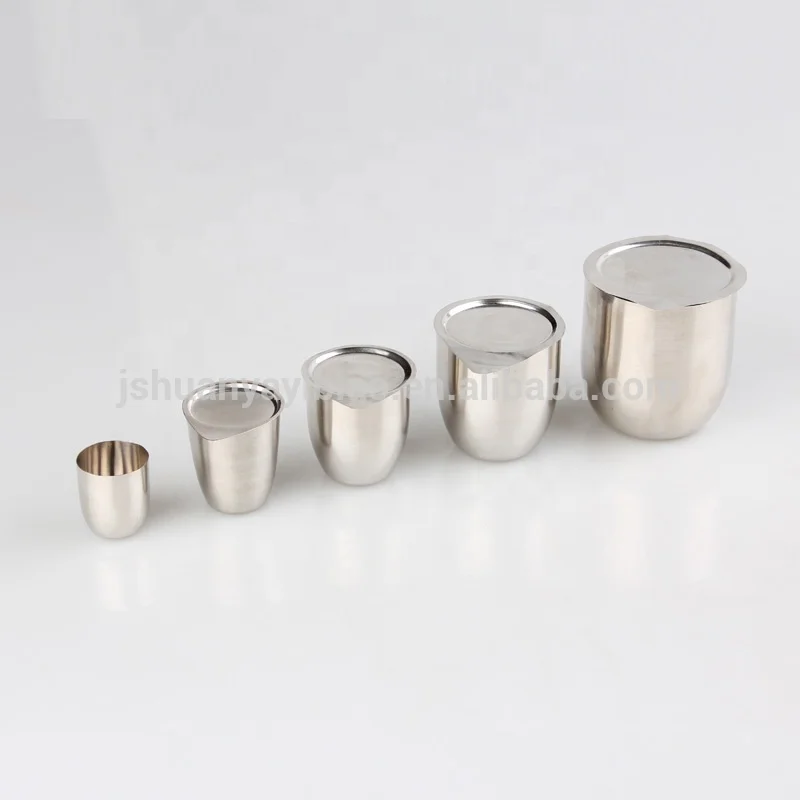 High Purity 50ml Platinum crucible with reinforced rim