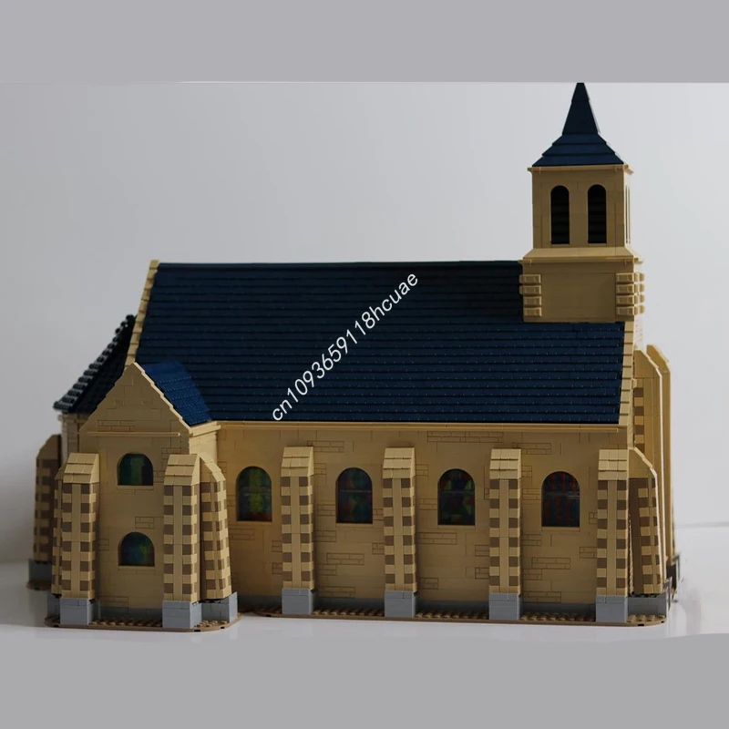 ตัวต่อ MOC 9072 ชิ้น โบสถ์ลาดาเกเนียร์ ของเล่นเด็ก ของขวัญคริสต์มาส แบบจำลองอาคาร ประกอบเอง DIY