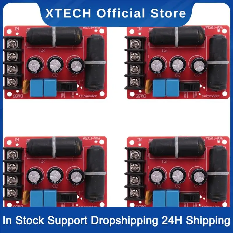 

XTECH 4X сабвуфер с чистыми басами, кроссовер второго порядка, динамик, делитель частоты, домашний кинотеатр «сделай сам»