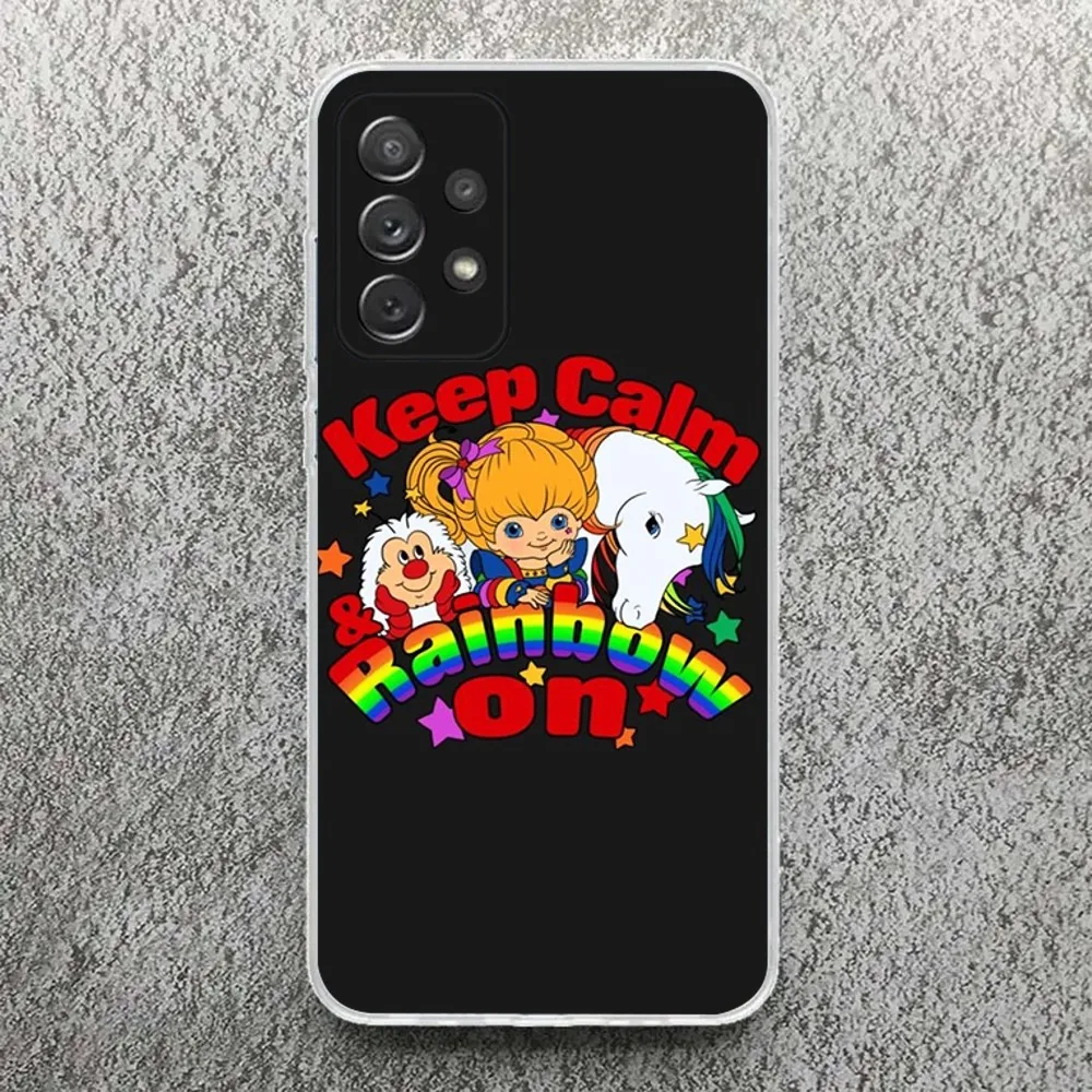 Cartoon R-Rainbow Brite Phone Case For Samsung,Galaxy,S20,S21,S22,S23,Fe,Lite,Plus,Ultra Note Shell