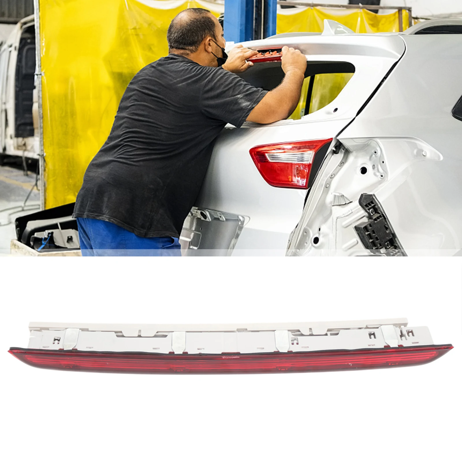 

High Mount Stop Lamp Replacement for 8K9945097 Rear Tail Light 3rd Brake Light Compatible for Audi A4 Avant B8 (8K5) 2008-2015