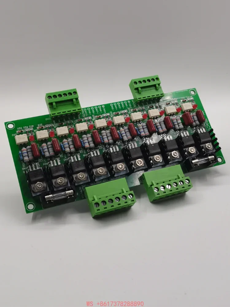SCR AC amplifier board 24V to 220V10 channel amplifier board PLC expansion board DC to AC converter