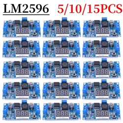 1-20PCS LM2596 BUCK 3A DC-DC Voltage Adjustable Step-Down Power Module Power Supply Step Down Voltage Regulator Module +Blue LED