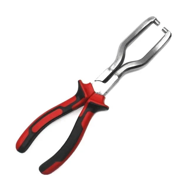 Fuel Line Clip Pipe Plier Disconnect Removal Tool Car Hose Clamp Plier Car Angled Clip Plier Tube Bundle Removal Repair Tool